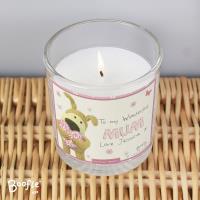 Personalised Boofle Flowers Scented Jar Candle Extra Image 2 Preview